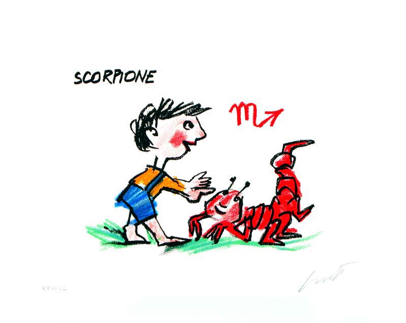 Emanuele Luzzati - Scorpione